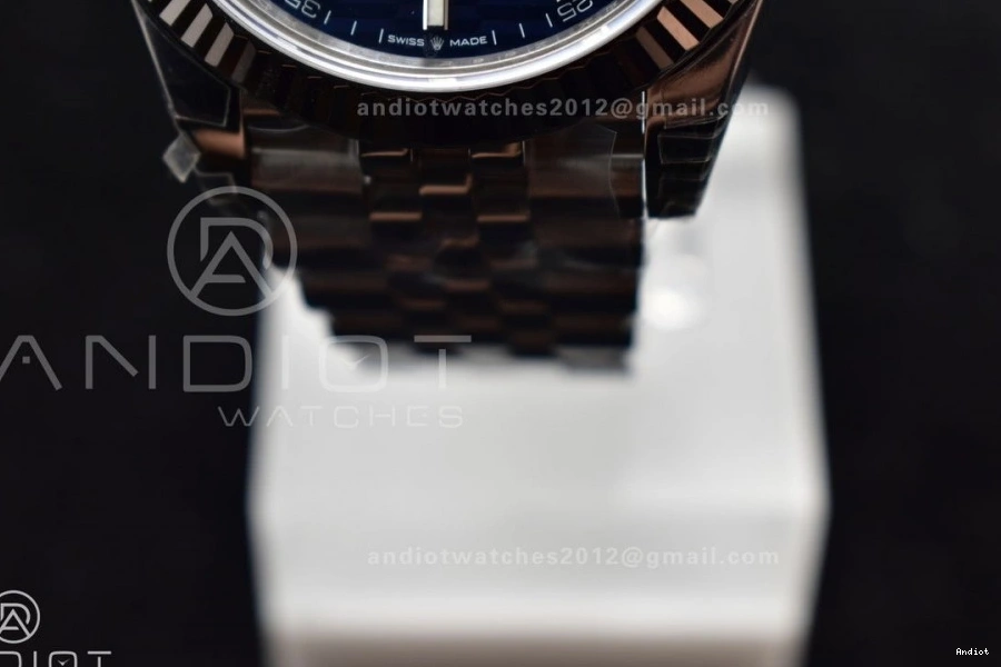 1:1 VS 904L DateJust SS Blue VSF 126334 Bracelet Fashionable Dial Best Jubilee Checked 617 41 Edition on 0704
